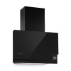 Klarstein Amelia, digestor, 60 cm, nástenný, 586 m³/h, LED, otočné dotykové ovládanie, čierny (CGCH6-Amelia-60BK)