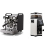 Rocket Espresso Mozzafiato FAST V, black + Rancilio STILE, white