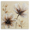 Fearby Picture 60x60 cm kvety (Obrázok na plátne maľované kvetinové pusinky 60x60)