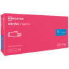 Nitrilové rukavice nitrylex magenta 100ks (Vysoko kvalitné rukavice, nepudrované, nitrilové, farba magenta.)