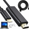 Adaptér Retoo USB C - HDMI 200 cm čierny