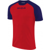 Futbalový dres Givova Capo MC červeno granátová MAC03 1204 Veľkosť: XS