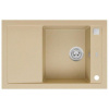 Alveus FORMIC 30 kuchynský granitový drez so sifónom 76x50 - G-55 Beige, spodná montáž 1108033ST