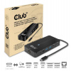 Club3D hub USB-C, 7-in-1 hub s 2x HDMI, 2x USB Gen1 Type-A, 1x RJ45, 1x 3.5mm audio, 1x USB Gen1 Type-C, 100W PD (CSV-1595)