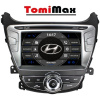 TomiMax Hyundai Elantra 2014-2016 Android 14 autorádio s WIFI, GPS, USB, BT HW výbava: 4 Core 2GB+16GB PX HIGH