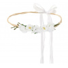 Kvetinová korunka 18cm Farba: Biela
