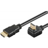 PremiumCord Kabel HDMI+Ethernet, zlac., 90°, 5m kphdmea5