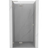 Mexen, Mexen Lunar L Otočné ľavé sprchové dvere 80 cm, transparentné, brúsený nikel - 834L-080-000-97-00-L
