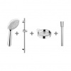 Jika Sprchový set Cubito Pure H3651X00044731