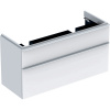 Geberit Skrinka pod dvojumývadlo Geberit Smyle Square, s dvomi zásuvkami: 118.4x61.7x47cm, Biela 500.356.00.1