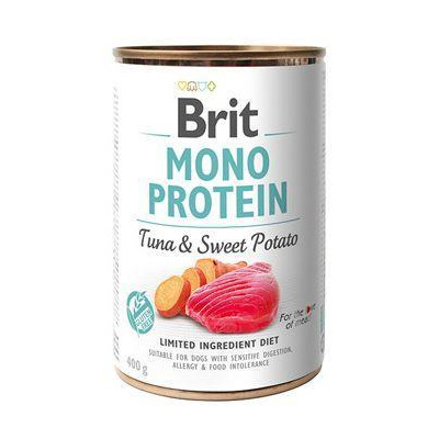 Brit Dog konz Mono Protein Tuna & Sweet Potato 400g