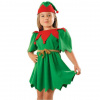 Kostým pre dievča - Detský outfit Elf Elf Elf 110/116 (Biedronka Outfit Lux Dress Veľkosť 134-140)