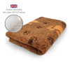 DRYBED Premium Vet Bed Big Paw oranžový 100 x 75 cm