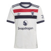 adidas Manchester United Third Shirt 2024 2025 Juniors White 9-10 Years