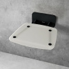 Ravak Sedadlo Ovo B II Opal Black 36 x 36 cm čierna B8F0000060