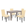 Leon 4+1 jedálenský set york dub-béžový