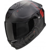 SCORPION prilba na motocykel EXO-GT SP AIR TECHLANE (čierna/šedá/červená), veľ.L