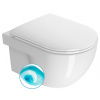 SAPHO CITY PRO 52cm WC závesné SWIRLFLUSH, biele, 911511