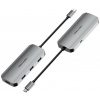 Replikátor portov Vention 5-in-1 USB-C na HDMI / USB 3.0 x 3 /PD Docking Station 0.15M Gray Aluminum (TODHB)