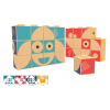 Elou Ekologické korkové kocky - Puzzle Blocks - 12 ks