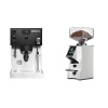 Rancilio Silvia PRO X, black + Eureka Mignon Specialita Smart, CR white