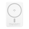 AppleMix Externá batéria / powerbanka DUDAO - kompatibilná s MagSafe / pripojenie USB-C - 5000 mAh - biela