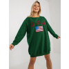 Sweatshirt-VI-BL-3192.23P-dark green zelená One size Vikki 2016103308293