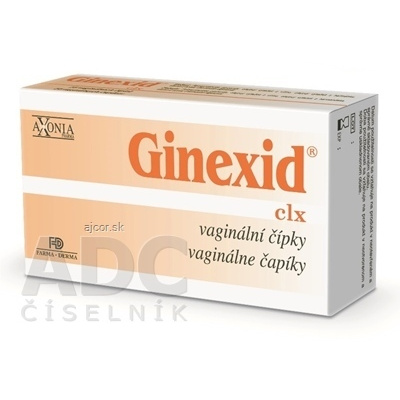 Farma-Derma s.r.l. GINEXID vaginálne čapíky sup vag 10x2 g