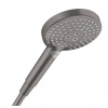 Hansgrohe Raindance Select S ručná sprcha 120 3jet,kartáčovaný Čierny Chróm HG 26530340