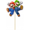 TOPPER NA TORTU K NARODENINÁM MARIO BROS MARIO LUIGI