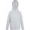 Fruit of the Loom F.O.L. | Kids Lightweight Hooded Sweat_16.2009 Farba: Heather Grey, Veľkosť: 12-13