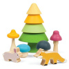 Bigjigs Toys hrací set Lesné zvieratká