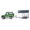 Bruder 2592 Land Rover+přepravník na koně