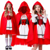 Kostým kostým Červená Čiapočka šaty plášť na karneval 134 140