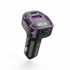 XO FM vysielač BCC12 Bluetooth MP3 nabíjačka do auta 3,1A čierna