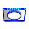 Štvorcové sklenené svietidlo s LED pásikom (Štvorcové sklenené viečka s LED pásom)