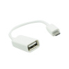 Adaptér OTG micro USB / redukcia biela