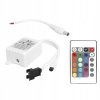 Ovládač LED pásikov RGB 6A 12V diaľkový ovládač IR do 5 m 72 W