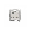 Termostat priestorový Simon 54 premium modul biely