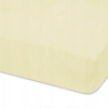 Detské prestieradlo PRIMA na matrac 160x70 cm, froté, žltá