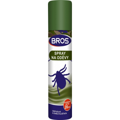Bros Sp.j. BROS Spray na odevy proti kliešťom repelent 90ml