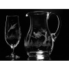 Atelier - Petr Vydra Set 4x poháre na pivo 360 ml a 1x Džbán 1500 ml