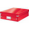 LEITZ WOW Click & Store A4 28,1 × 10 × 37 cm, červená