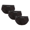 Poškodený obal - 3PACK pánske slipy Calvin Klein čierné (NB3962A-TM6) 3XL 120 dní na výmenu alebo vrátenie tovaru!