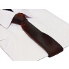 Široká kravata, úzka Jasman/Laviino Polyester Biela, hnedá, čierna, červená, fialová, modrá, oranžová, ružová, šedá, viacnásobná, zelená, žltá, žltá (Úzka kravata, sleď červeno-čierna lesklá)