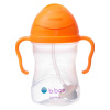 b.box hrnček so slamkou oranžový 240 ml