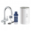 Grohe Red Drezová batéria Duo s ohrevom vody a filtráciou, zásobník M, chróm 30320000-GR