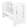 NEW BABY Detská postieľka Králiček štandard biela 123x65x98 biela