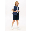 Detské nohavice Tommy Hilfiger tmavomodrá farba, s nášivkou, KB0KB09559 KB0KB09559.128.176.PPYA 140