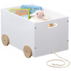 Kesper Box s kolečky 50 x 35 x 30 cm bílý